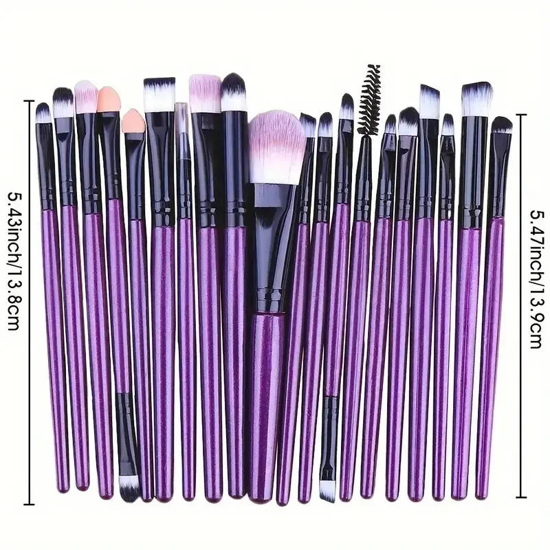 20Pcs Makeup Brush Set Eyeliner Brush