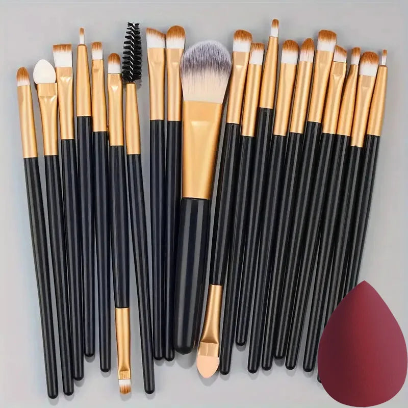 20PCS Makeup Brushes Set for Cosmetics Foundation